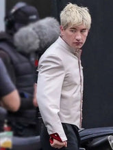 Barry Keoghan crime 101 White Cotton Jacket